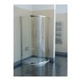 Kabina prysznicowa półokrągła aluminium+transparent Ravak Blix BLCP4-90 X3B270C00Z1 zdj.1