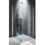 Riho Novik Z201 kabina prysznicowa 90x80 cm prostokątna chrom błyszczący/szkło przezroczyste G003010120 zdj.1