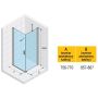 Riho Novik Z201 kabina prysznicowa 80x90 cm prostokątna chrom/szkło przezroczyste G003007120 zdj.2