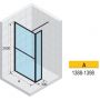 Riho Lucid GD402 Walk-In kabina prysznicowa 140x30 cm wolnostojąca biały mat/szkło przezroczyste G005036122 zdj.2