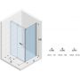 Riho Ocean O203 kabina prysznicowa 120x80 cm prostokątna lewa chrom błyszczący/szkło przezroczyste G006006120 zdj.2