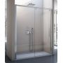 SanSwiss Pur Light S drzwi prysznicowe 140 cm lewe biel/szkło przezroczyste PLS2G1400407 zdj.1