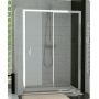 SanSwiss TOP-Line drzwi prysznicowe 120 cm biały/szkło przezroczyste TOPS212000407 zdj.1