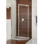Sanplast TX kabina prysznicowa 100 cm pięciokątna srebrny błyszczący/szkło przezroczyste 600-271-0940-38-401 zdj.1