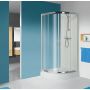 Sanplast TX kabina z brodzikiem 90x90 cm półokrągła biały /szkło przezroczyste 602-271-0262-01-401 zdj.1