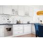 Globalo Design Lofetti okap kuchenny 69,6 cm podszafkowy biały zdj.3