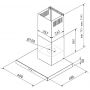 Globalo Design Lonatio 60.2 okap kuchenny 60 cm kominowy biały LONATIO_60_2_WHITE zdj.2