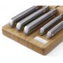 Joseph Joseph Elevate Steel zestaw noży 5 szt w organizerze bambus-stal 10563 zdj.2