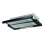 Pyramis Sliding okap kuchenny 60 cm podszafkowy czarny 065 032 801 zdj.1