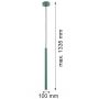 Argon Rio lampa wisząca 1x4,2W LED zielony 8333 zdj.3