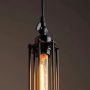 Abigali Retro lampa wisząca 1x40W czarna KRS-E27 zdj.5