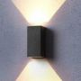 Abigali Modern kinkiet zewnętrzny 2x3W LED czarny KM2X3WW zdj.5