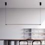 Abruzzo Linea lampa wisząca 1x22 W czarna ABR-ML22W-3000K zdj.6