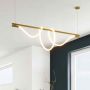 Abruzzo Spirali lampa wisząca 1x45 W złota ABR-HILTON-SG-38W zdj.8