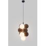 Abruzzo Vino lampa wisząca 4x12 W brązowa ABR-GRAPPA--B zdj.3