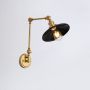 Abruzzo Retro kinkiet 1x20 W czarny-złoty ABR-KRNW-GB zdj.15