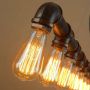 Abruzzo Tubo Retro lampa wisząca 5x40 W czarna ABR-LLRR-5XE27 zdj.3