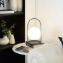 Abruzzo Ristorantre lampa stołowa 1x2,5W LED czarny/klosz mleczny ABR-LSK-USB zdj.3