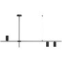 Abruzzo Cazzata lampa wisząca 3x20 W czarna ABR-LWL-CAZZ-B zdj.1