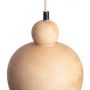 Abruzzo Fagioli lampa wisząca 1x40 W drewno ABR-LWMAN2 zdj.2