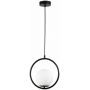 Abruzzo Milano lampa wisząca 1x20 W biała-czarna ABR-LWMR-E27 zdj.1