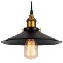 Abruzzo Retro lampa wisząca 3x20 W czarna-złota ABR-LWRT-3xE27 zdj.4