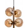 Abruzzo Sogno lampa wisząca 4x40 W bursztynowa ABR-LWS-4XG9 zdj.1