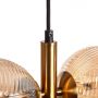 Abruzzo Sogno lampa wisząca 4x40 W bursztynowa ABR-LWS-4XG9 zdj.3