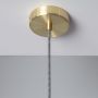 Abruzzo Pico lampa wisząca 1x40W złoty/kryształ ABR-LWS zdj.6