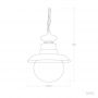 Abruzzo Castelo lampa wisząca 1x40 W czarna ABR-LWZ-IP44-CAST zdj.2