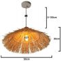 Abruzzo Boho lampa wisząca 1x40 W drewno ABR-NLW37-BH-E27 zdj.2