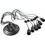 Abruzzo Spider lampa wisząca 6x30 W czarna ABR-SPIDER-6XE27 zdj.2