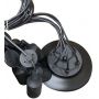 Abruzzo Spider lampa wisząca 6x30 W czarna ABR-SPIDER-6XE27 zdj.4