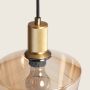 Abruzzo Ogi lampa wisząca 1x20 W miodowa-złota ABR-LWOGI zdj.2
