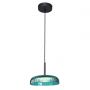 Italux Colle lampa wisząca 1x12 W zielona PND-48529-BK-BLU zdj.2
