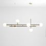 Aldex Harmony 6 lampa wisząca 6x40W złota/biała 1073K30 zdj.3