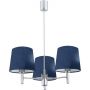 Argon Bolzano lampa wisząca 3x15 W chrom-granatowa 1381 zdj.1
