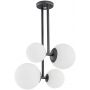 Argon Aspen lampa podsufitowa 4x15W grafit/opal 1645 zdj.1