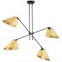 Argon Clava lampa podsufitowa 4x15W złoty/czarny 1694 zdj.1