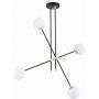 Argon Abstract lampa podsufitowa 4x7W opal mat/czarny 1696 zdj.3