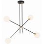 Argon Abstract lampa podsufitowa 4x7W opal mat/czarny 1696 zdj.4