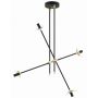 Argon Abstract lampa podsufitowa 4x7W opal mat/czarny 1696 zdj.9