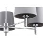 Argon Bolzano Plus lampa podsufitowa 5x15W szary/chrom 2108 zdj.5