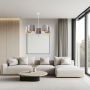 Argon Bolzano Plus lampa podsufitowa 5x15 W chrom-szara 2108 zdj.6