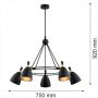 Argon Charlotte lampa wisząca 5x15W czarny 2118 zdj.2