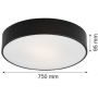 Argon Darling plafon 6x15W czarny 2536 zdj.3