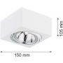 Argon Rodos lampa podsufitowa 1x6W biały 263 zdj.3