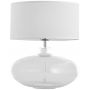 Argon Sekwana lampa stołowa 1x15W biały/przezroczysty 3051 zdj.1
