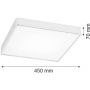 Argon Ontario plafon 1x40,5W LED biały 3574 zdj.3