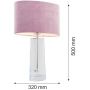 Argon Prato lampa stołowa 1x15W różowy/przezroczysty 3841 zdj.3